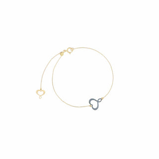 Bracciale in oro 18 kt con pietra Blu