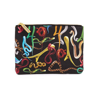 Seletti Busta cosmesi toiletpaper snakes