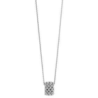 Women's Silver Necklace with Chicco Pendant