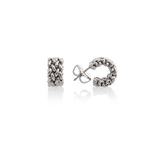 Small Hoop Silver Earrings