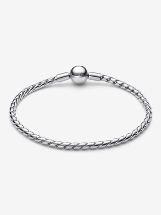 Bracciale Maglia Spiga con Chiusura a Sfera argento