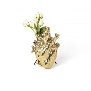 Seletti Vaso love in bloom oro