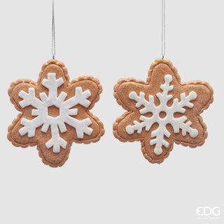 Marzipan Snowflake Decoration