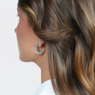 Rice Grain Half-Hoop Earrings