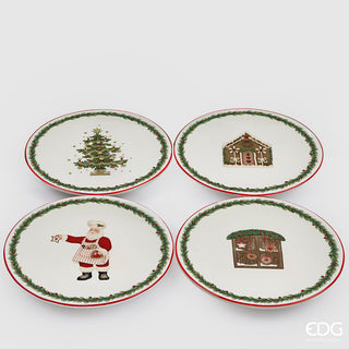 Piatto Xmas-Tree Rotondo (Singolo)