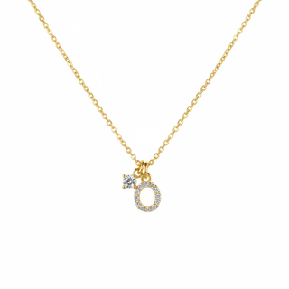 Collana Iniziale O Pavè C/Petit