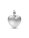 Charm Pendente Cuore Puffy Effetto Opaco