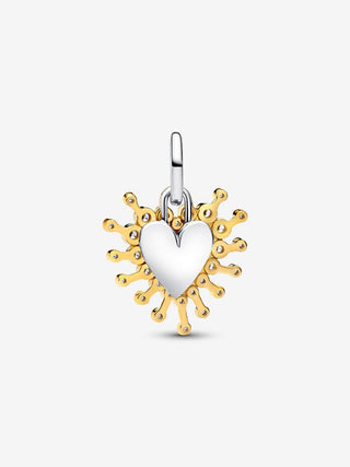 Charm Pendente Doppio Cuore "My Ray of Light"