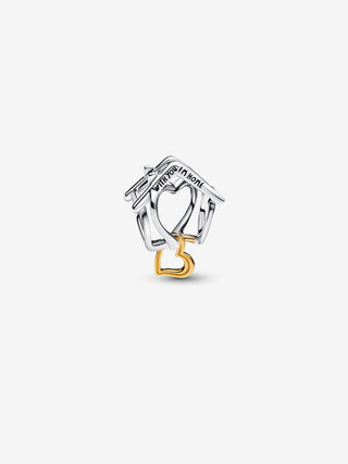 Charm Openwork Casa "With You I'm Home"