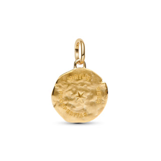Charm Medallion Spiga di Grano "Virtus Vera Prosperitas"