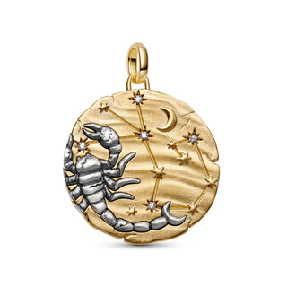 Charm Medallion XL Scorpione "Noli Timere"