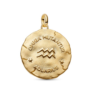 Charm Medallion XL Acquario "Omnia Mutantur"