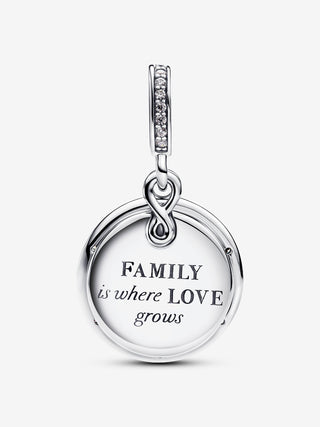 Glow in the Dark Family Tree Pendant Charm