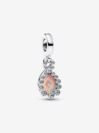 Charm Pendente Doppio Infinito Opalescente