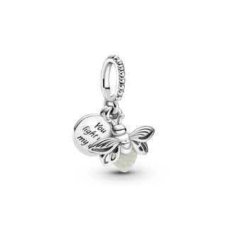 Pandora Charm pendente lucciola che risplende nel buio