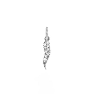 9 kt Gold and Zircon Cornetto Charm