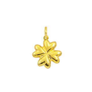 9K Gold Four-Leaf Clover Charm