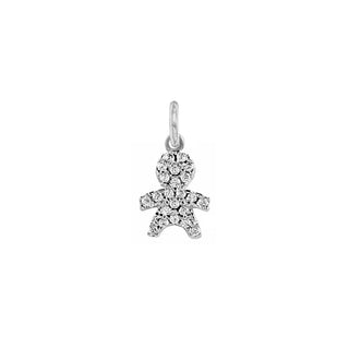 9K Gold and Zirconia Baby Charm
