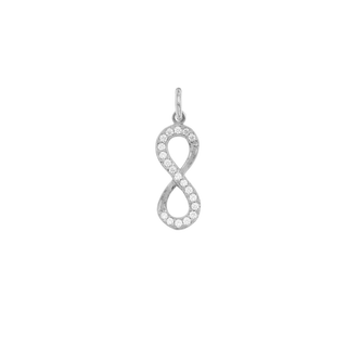 Infinite Charm in 9kt Gold and Zircons
