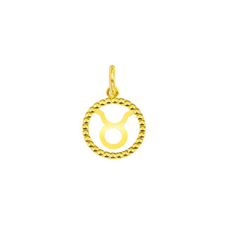 9K Gold Bull Charm