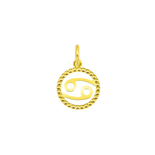9kt Gold Cancer Charm