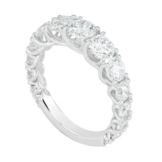 Anello A Scalare 18kt Diamante Lab Grown Centr. 0,70 ct Tot Ct. 3,75