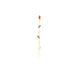 Charmi Foliage Gilded Silver Drop Earrings