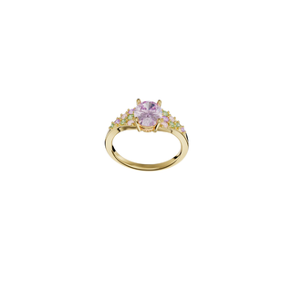 Lilypad Gilded Silver Ring