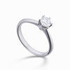 Anello Solitario Argento 925 Diamante Lab Grown Ct.0,15