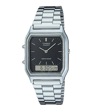 Orologio Casio Vintage Analogico-Digitale Unisex Quadrante Nero 29,8 mm - AQ-230A