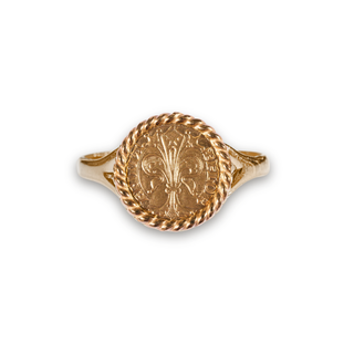 18kt Gold Fiorino Torchon Ring