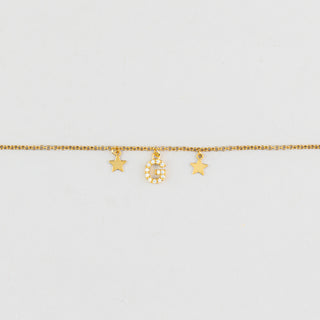 Paved Initial G Bracelet