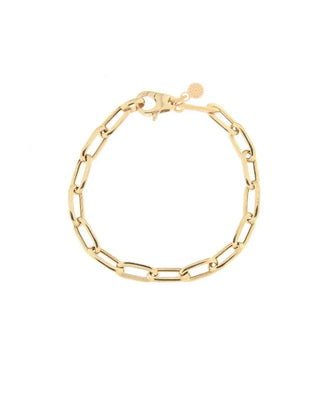 Bracciale Losanghe Lucido in Argento 925 Dorato