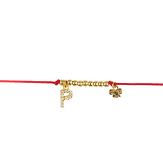 Bracciale Cordino California P Pavè