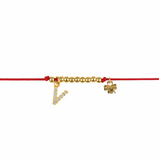 Bracciale Cordino California V Pavè