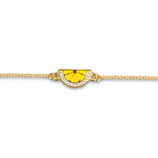 Bracciale Fettina di Limone con Pavé