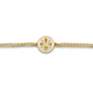 Florence Lily Ivory Plate Bracelet