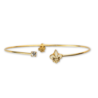 Bracciale Rigido Giglio Di Firenze Avorio
