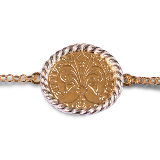 Fiorino 18kt Gold Torchon Bracelet Ob