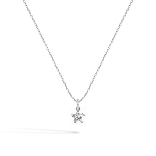 9K Gold and Cubic Zirconia Star Necklace