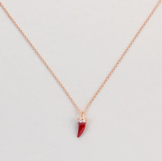 Necklace Cornetto Pointe' Rose'