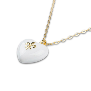 Collana Cuore Bubble Giglio Di Firenze Avorio