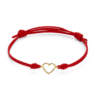 Cord Bracelet With Heart