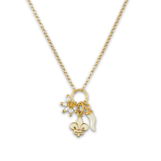 Collana Ciuffetto Giglio Firenze/Cornetto Avorio