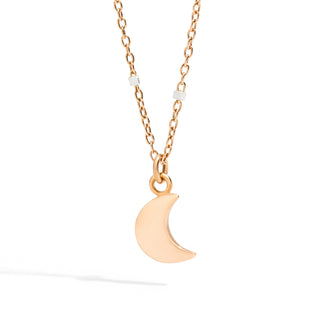 Collana Mini Luna Oro Rosa