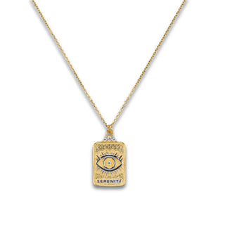 Collana Targhetta Serenità