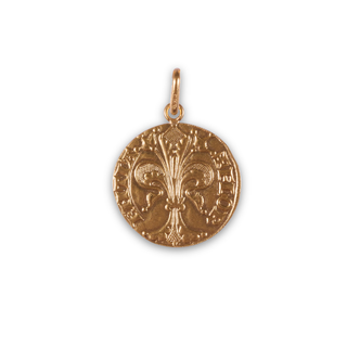 18kt Gold Large Nude Fiorino Charm