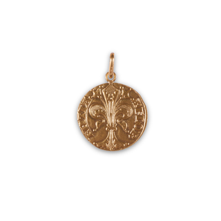 Charm Fiorino in Oro 18Kt Piccolo Nudo