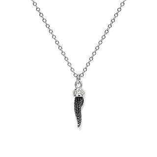 Collana  Cornetto Pointe' Nero