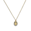 Collana Madonna Miracolosa con Pavè di Zirconi